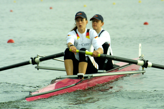 Maren Derlien Nicole Zimmermann siegen im Zweier ohne 2