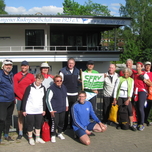 Hessischer Ruderverband vorm Bootshaus Lingen