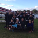 Trainingsgruppe RG Rotation Berlin zur Frühregatta in Berlin Grünau