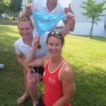 Julia Richter (W1x), Julia Lier und Mareike Adams (W2x) in Luzern