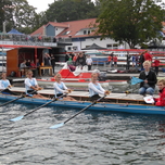 Der Wimpel auf Reisen